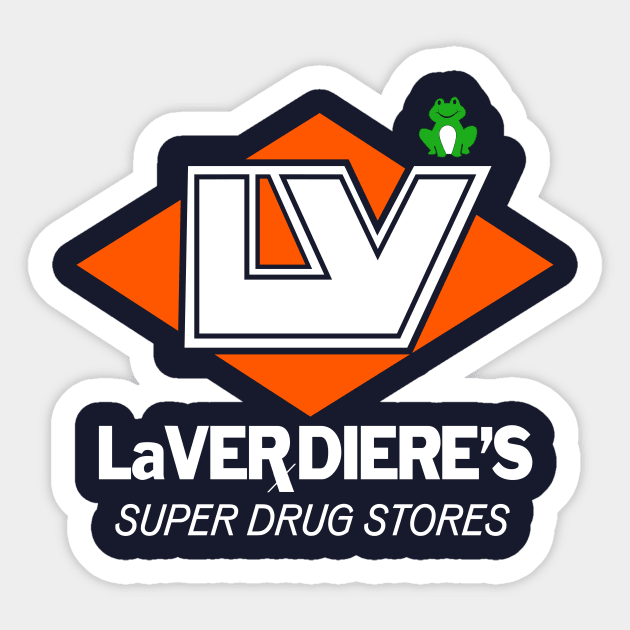 LaVerdiere's Super Drug Stores with Frog Sticker by carcinojen